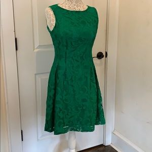 New York & Company Eva Mendes Green Dress